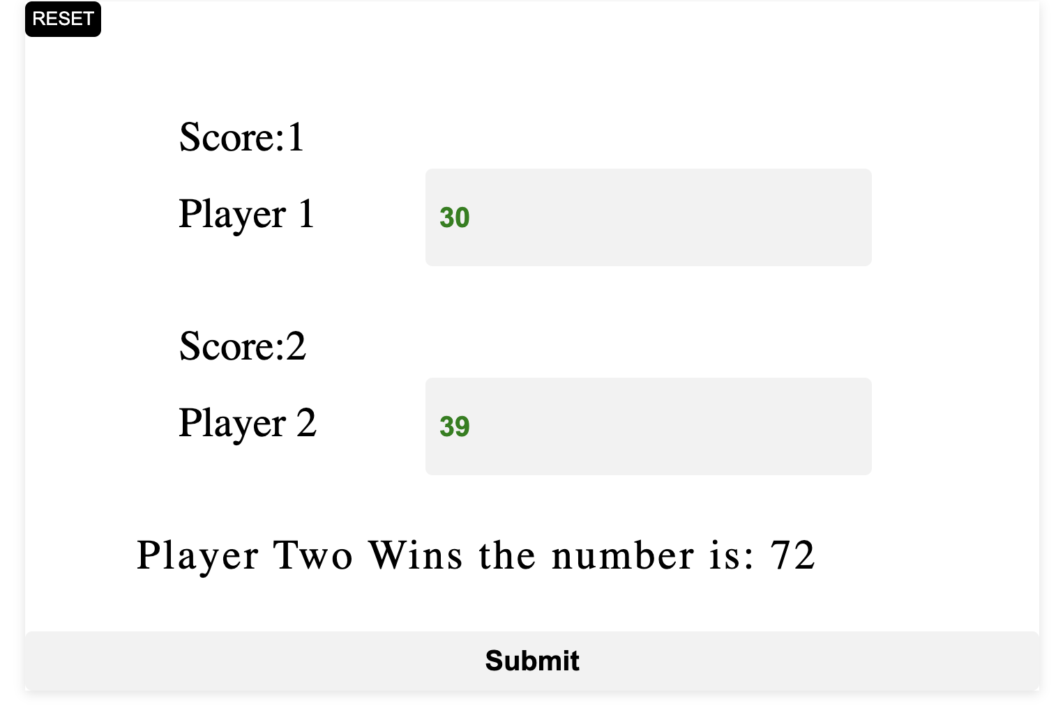 guess the number game